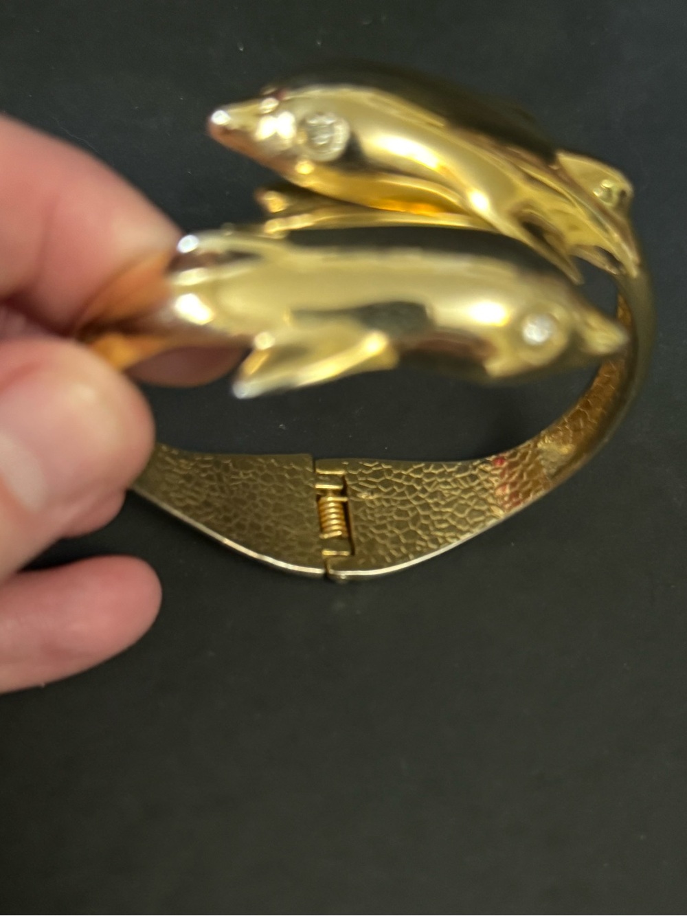 Gold Dolphin Wrap Bracelet - Picture 8 of 9
